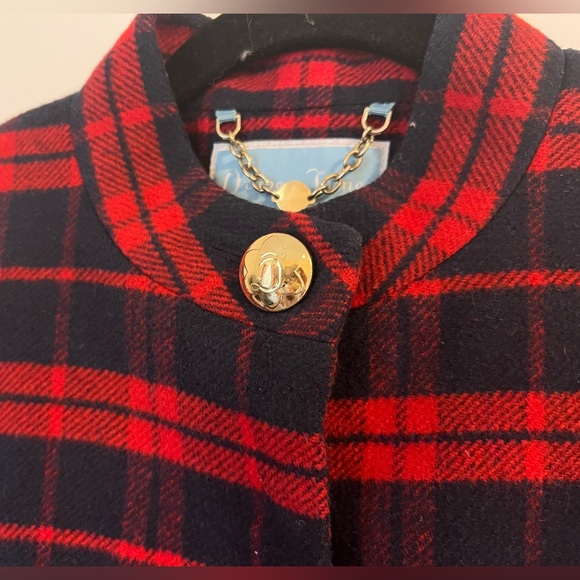 Draper James Plaid Coat Size XS - Picture 4 of 12